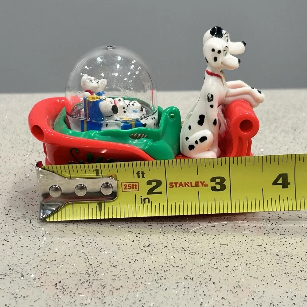 Disney 101 Dalmatians Mini‎ Snow Dome Globes  McDonald's - Lot Of 3 - 1996